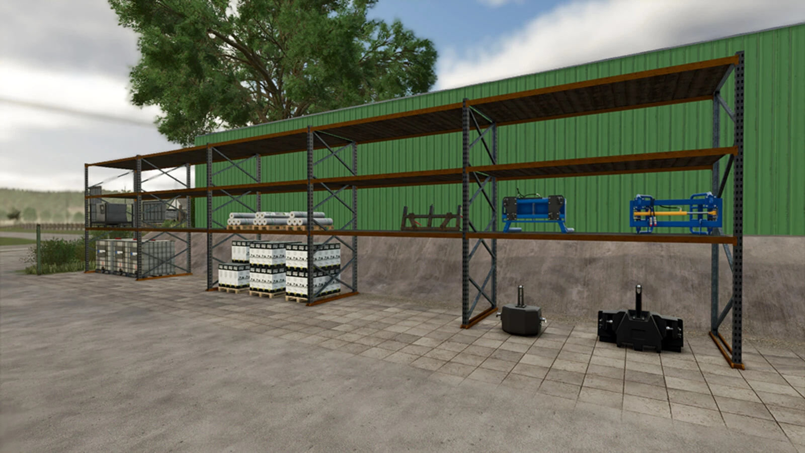 Heavy Duty Rack Element v1.0 - Farming simulator 25 mod