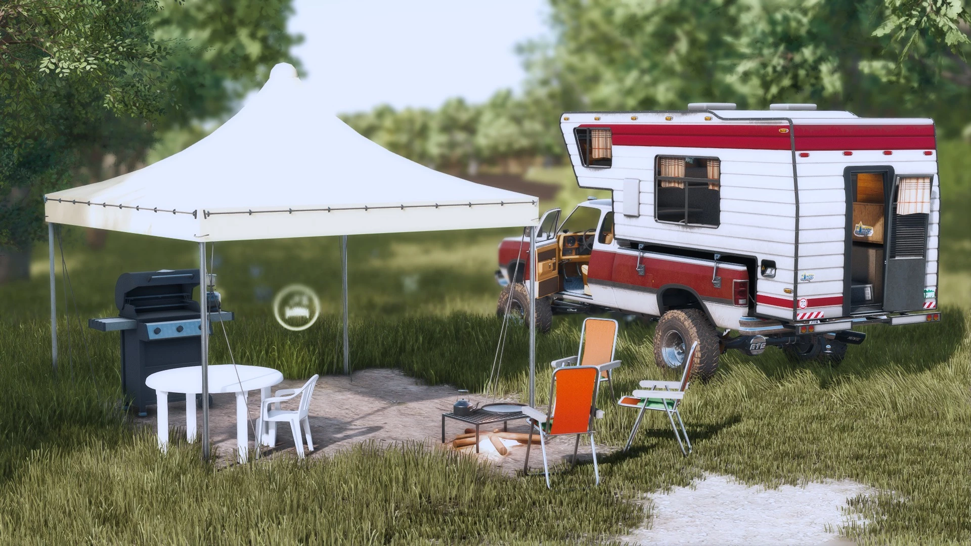 Classic Bed Camper v1.0 - Farming simulator 25 mod