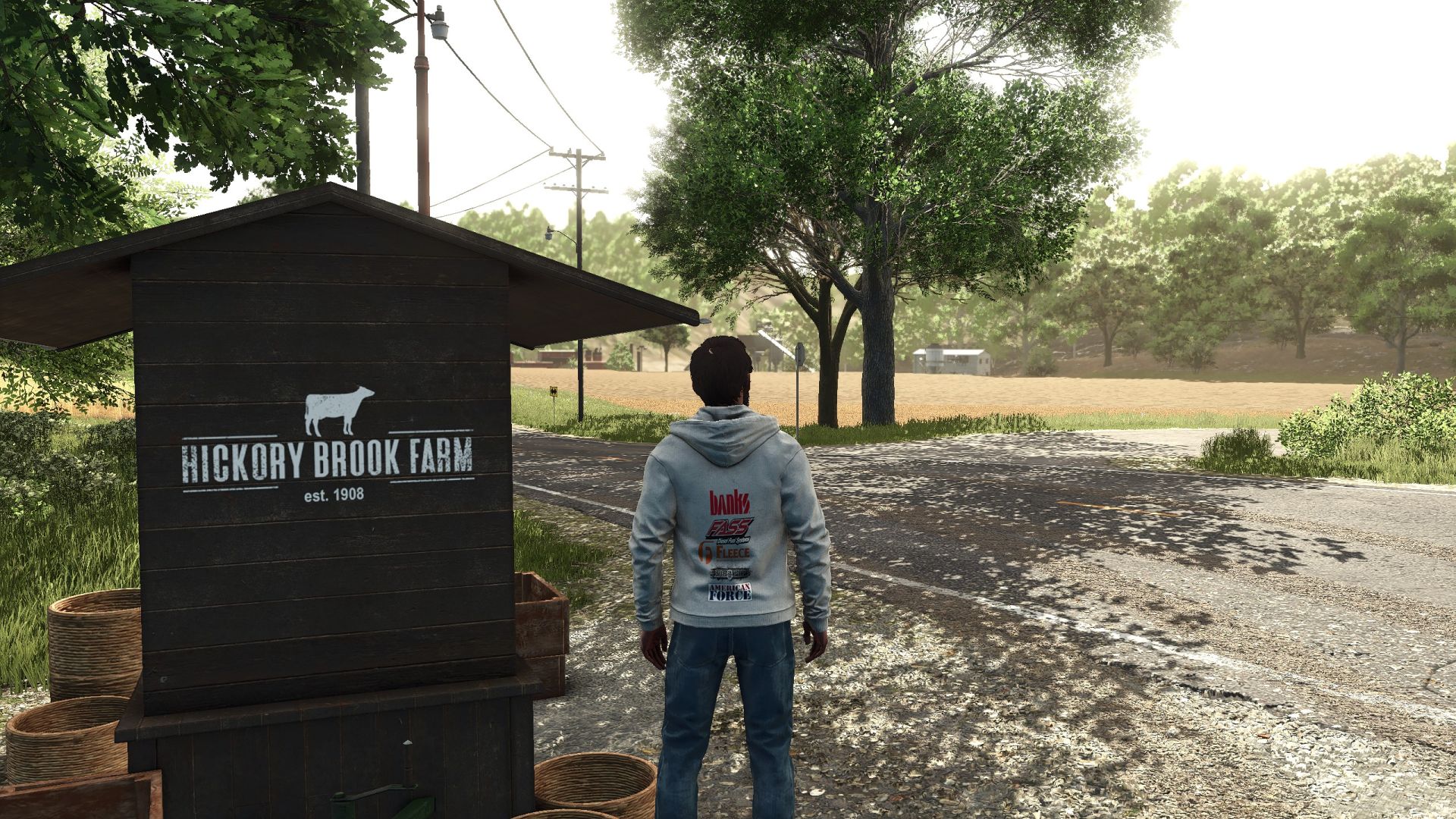 Farming Sim Merch Performance brands Hoodie v1.0 - Farming simulator 25 mod