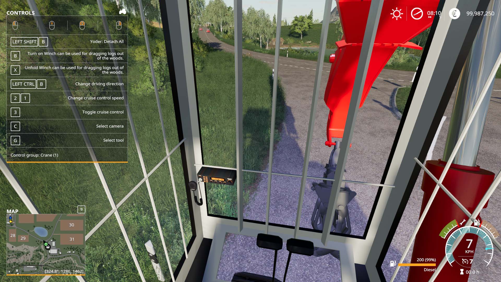 Yoder Simulator Linkbelt 5040 Yoder v1.0 - Farming Simulator 19 mod