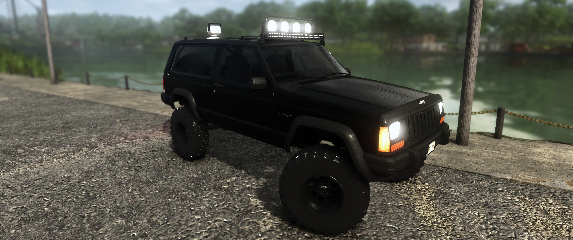 1992 Jeep Cherokee XJ v1.0 - Farming simulator 25 mod