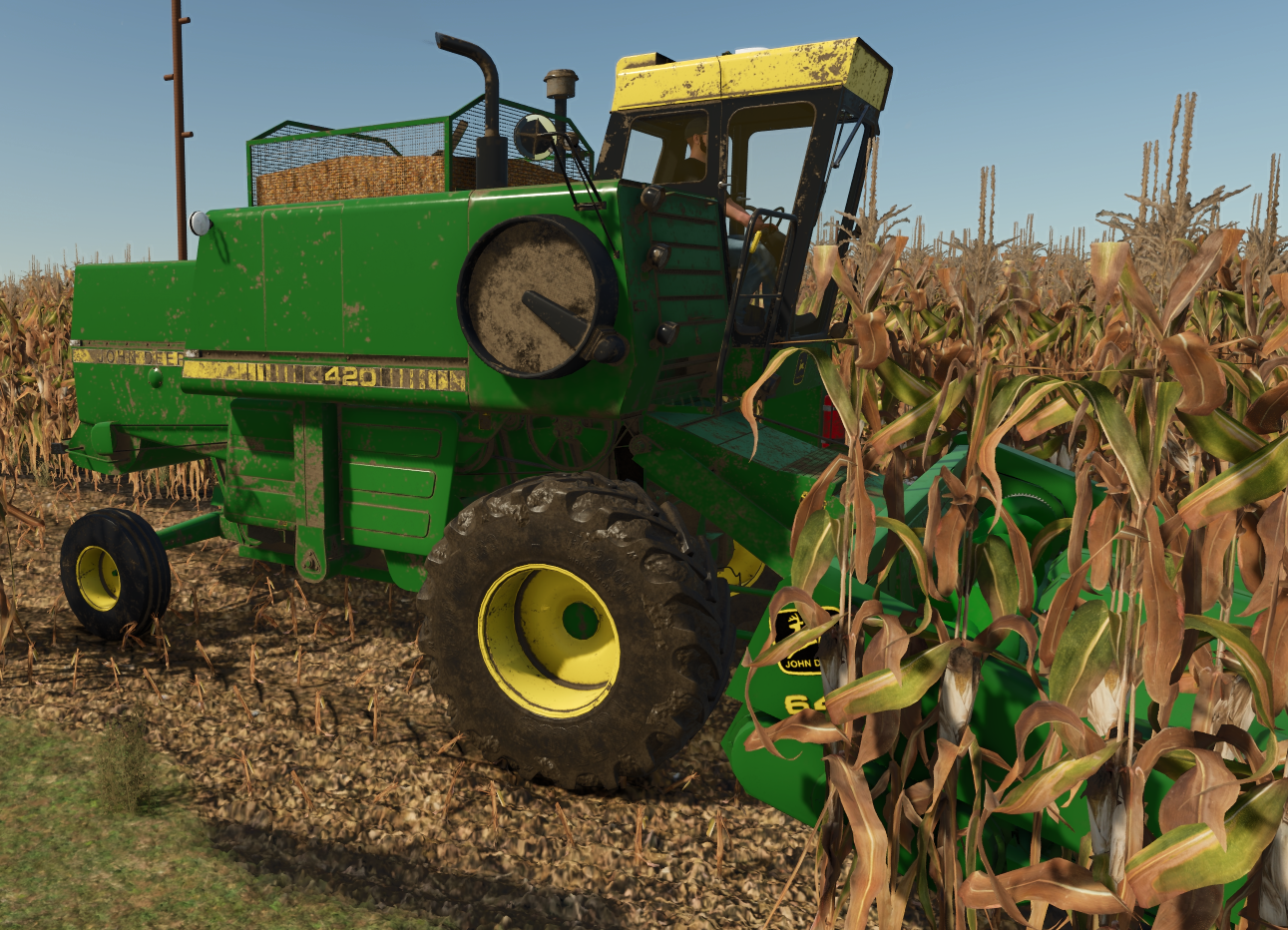 Fs25 School John Deere 4420 v1.0 - Farming simulator 25 mod