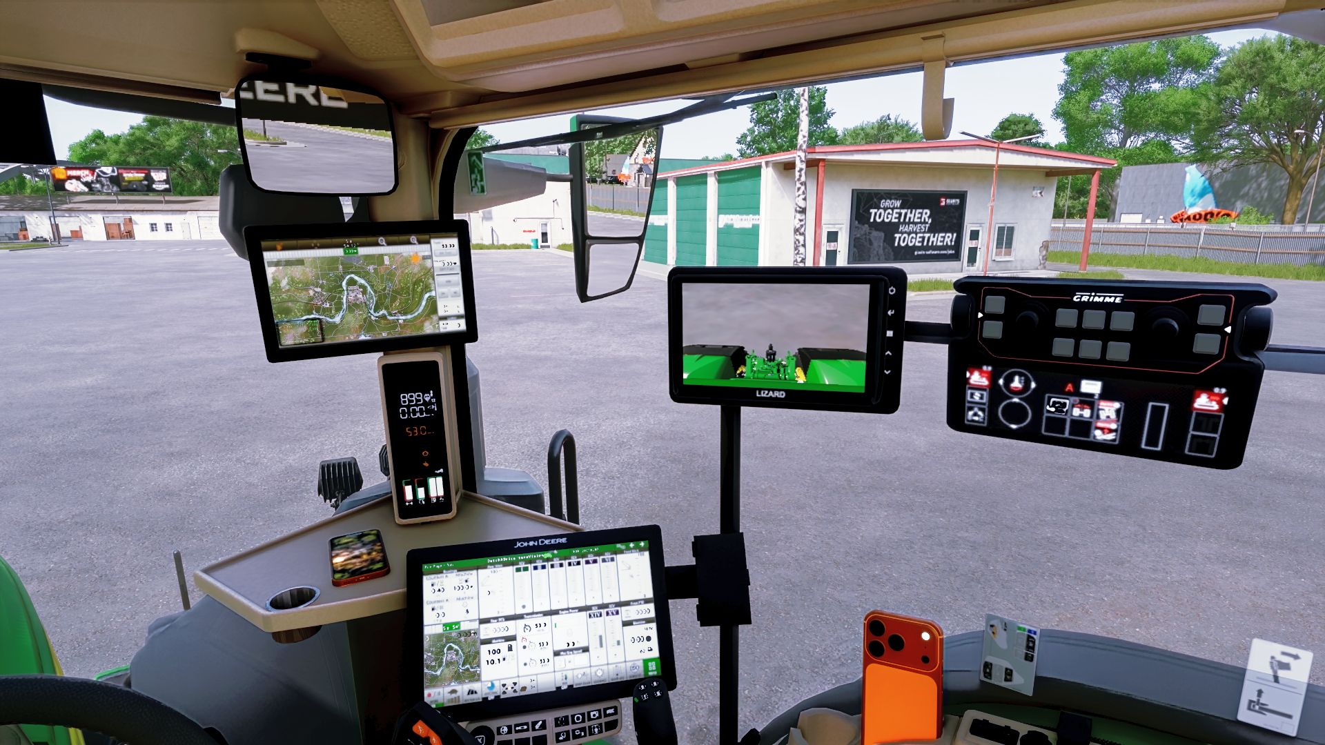 Dav Window Sticker John Deere 7R Edit v1.0 - Farming simulator 25 mod